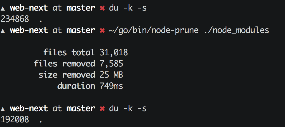 node-prune-result